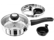 Judge Kitchen Essentials Egg Poacher with 2 Non-Stick Cups